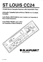 Blaupunkt St-Louis-CC-24 - Owners Manual